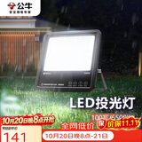 公牛（BULL）LED投光灯庭院灯工地灯园林照明露营灯 IP65防水100W-6500K白光