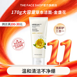 菲诗小铺（THE FACE SHOP）草本泡沫洁面洗面奶金盏花170g