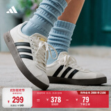adidas「T头鞋」VL COURT CLASSIC板鞋德训鞋男女阿迪达斯轻运动 汉玉白/黑色/树脂黄   38