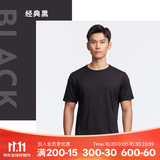迪卡侬（DECATHLON）【门店自提】速干凉感t恤男休闲宽松透气健身跑步速干短袖 经典黑(新老款随机发货) S （欧码偏大）