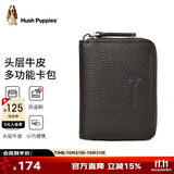 暇步士（Hush Puppies）卡包男名片夹超大容量皮套多卡位证件套生日礼物