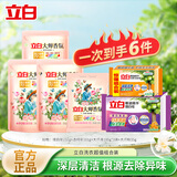 立白大师香氛洗衣液玫瑰花香深层洁净护色持久留香72小时低泡易漂洗 立白大师香氛6件套
