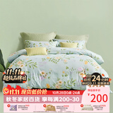 百丽丝床上四件套纯棉100%全棉四件套床品被套床单套件1.5m床