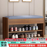 时黛家居（shidaijiaju）换鞋凳家用门口鞋柜一体坐凳置物架玄关入户穿鞋凳可坐式软包鞋架