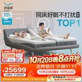 舒福德AI智能科技入眠床按摩零重力S100 灰色 1.8*2.0米分体支持扫地机