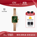丹尼尔惠灵顿（DanielWellington）DW女士手表复古小方糖钢表带石英腕表生日礼物送女友DW648