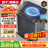 扬子【政府补贴15%】洗衣机全自动一级能效 家用大容量洗烘一体波轮 以旧换新出租房宿舍神器 10KG租房神器【一级能效+蓝光抑菌风干】 波轮