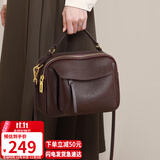 YUYULA牛皮包包女包斜挎包大容量轻奢手提单肩生日礼物高级感送女友老婆