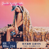 野兽派家居（tbh）三丽鸥Hello Kitty法兰绒暖香毯客厅沙发毯子办公室午睡毯毛毯 