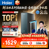 海尔（Haier）鲜活水ProMax净水器1200G 8年真长效厨房专用台下反渗透抑菌滤芯净水机过滤母婴直饮水R889