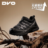 DVO8cm隐形增高登山鞋男士秋季网面防滑运动鞋 黑色 42  男码 