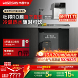 WISESKY韦思卡尔黑积木3.0纯矿双出水厨下净水器ro反渗透M5净水机家用