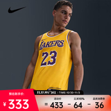 耐克（NIKE）26年夏季新款男子篮球球迷版22-23赛季字母数字印花运动背心 DN2009-733 L