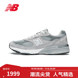 NEW BALANCE NB官方男鞋美产993系列复古轻便百搭秋冬通勤轻便运动休闲鞋 灰色 MR993GL 43 (脚长27.5cm)