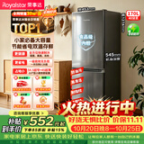 荣事达（Royalstar）170升小冰箱小型家用出租房办公室宿舍双开门两门电冰箱节能省电低音钛深灰R170