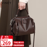 viney牛皮包包女包手提斜挎包轻奢品牌单肩包生日礼物高级感送女友老婆