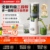 蓝宝（BLAUPUNKT）榨汁机原汁机家用渣汁分离升级三段榨果汁冰淇淋机大口径水果蔬菜榨汁纯汁率99%好清洗YJ02