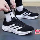 阿迪达斯（adidas）男鞋跑步鞋 26秋新款缓震耐磨轻便运动鞋网面透气低帮休闲鞋子男 黑白/缓震回弹/透气 42 （内长260mm）