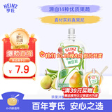 亨氏（Heinz）婴幼儿辅食苹果洋梨豌豆泥超金果泥宝宝辅食营养78g