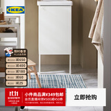 宜家（IKEA）BARRSLOJA巴斯洛加浴室地垫防滑吸水脚垫家用卫生间 浴室地垫蓝色40x60cm 其他