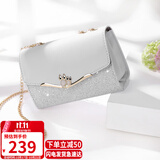 爱情海牛皮包包女包轻奢品牌链条单肩斜挎包女生日礼物高级感送女友老婆