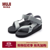 MUJI男女通用 波型鞋底 布带凉鞋(男士/女士) 无性别男款女款休闲凉鞋 浅灰色 2S 46 码/XXL 280mm（3.0）