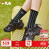 斐乐猫爪1丨FILA老爹鞋夏季女鞋复古黑色厚底增高运动鞋休闲鞋 黑-BK 36