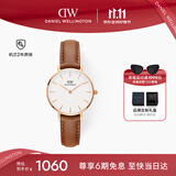 丹尼尔惠灵顿（DanielWellington）DW女士手表经典皮质简约时尚欧美石英腕表生日礼物送女友DW228