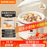 苏泊尔（SUPOR）电炖锅 电炖盅 煲汤锅 炖汤锅 煮粥锅 婴儿熬粥家用可预约白瓷 2-3人用2L DG20YC885