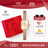 丹尼尔惠灵顿（DanielWellington）【明星同款】DW女士手表复古小方糖礼盒款生日礼物送女友DW651