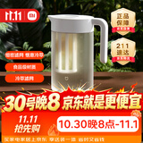 米家冷水壶塑料食品级凉水壶大容量凉水杯耐高温果汁饮料桶 