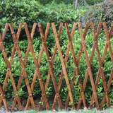 恰好时光户外伸缩竹篱笆围栏竹栅栏竹子庭院隔断 【炭化】高80cm*长180cm