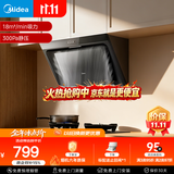 美的（Midea）抽吸排油烟机 家用大吸力侧吸式油烟机上门安装以旧换新出租房屋脱排烟机CXW-200-J30