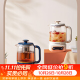 乐扣乐扣 【礼品】养生壶EJK3925 办公室煮茶器 家用玻璃养生杯烧水壶 多功能电水壶电热水壶煮茶壶 白色（含茶漏）-EJK3925WHT 0.8L