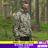 赫利肯火枪手战术软壳衣 户外防风保暖抓绒夹克TAD徒步外套战术夹克 经典迷彩 M 【约140-160斤】