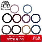 Royal sasa皇家莎莎基础款发绳10件套扎头发高弹力皮筋头绳发饰发圈头饰