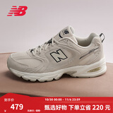 NEW BALANCENB官方秋冬男女情侣通勤轻便缓震复古百搭休闲运动老爹鞋MR530SH 月光米 MR530SH 【建议拍小半码】 37.5 (脚长23cm尺码详询客服)