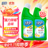 绿伞强力厕洁剂马桶清洁剂洁厕灵花香挂壁免刷洗 500g*2瓶