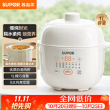 苏泊尔（SUPOR） 电炖锅 电炖盅 燕窝炖 宝宝辅食 婴儿煮粥锅1L精巧容量 bb煲 迷你煮粥煲汤锅隔水炖DZ10YC882