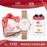 丹尼尔惠灵顿（DanielWellington）DW女士手表轻奢流金简约石英欧美腕表礼盒款生日礼物送女友DW219