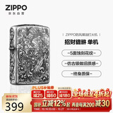 ZIPPO打火机之宝防风煤油 招财貔貅 生日礼物送男友送老公 单机