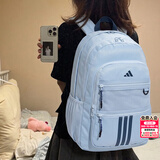 阿迪达斯（adidas）背包男包女包 26新款运动包休闲时尚旅行双肩包大学生电脑书包 KZ0000/蓝色/新到货/主推 MISC