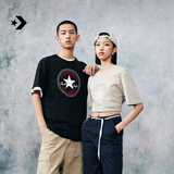 匡威（Converse）【夏季新品】CONVERSE匡威官方 男女星星全棉短袖圆领T恤10025459 黑色/10025459-A01 L