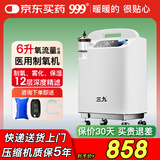 三九医药 999华润医用制氧机5L升吸氧机老人家用制氧雾化缺氧3L氧气机节日礼物 【医用保健】6升氧可调+制氧雾化+12层深度精滤