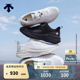 迪桑特（DESCENTE）RUNNING系列透气BOA男女款LAVITATE 3.0 AIR WIRE厚底缓震跑鞋 D6231RRN08-男子-BK-黑色 41