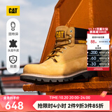 CAT卡特秋季户外鞋休闲时尚男靴工装靴明星款经典大黄靴登山鞋 经典款 42