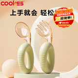 COOKSS儿童勺子宝宝学吃饭PPSU叉勺弯头硅胶短柄训练辅食勺