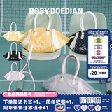 ROSYDOEDIANRDD包不一样的托特包 波点百搭休闲旅行包礼物单肩包大容量轻便 黄白波点