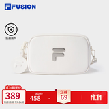 斐乐 FUSION斐乐潮牌情侣款挎包2025夏新款时尚休闲相机包斜挎包 云白色-WT XS