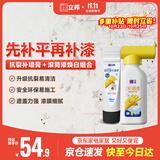 立邦钉眼孔洞修复包基础版墙面抗裂白色 补墙膏100ml+补墙漆500g